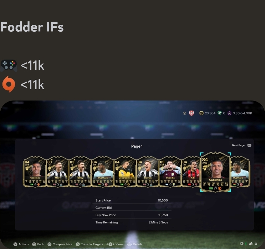FODDER IF TRADE OF THE WEEK Best Trading Discord FC 26